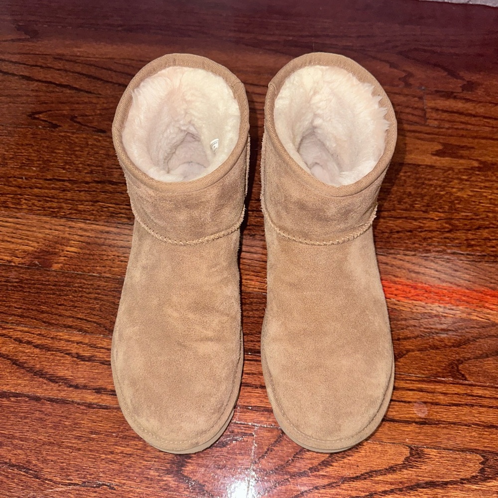 UGG Cream Shearling Lined Boots